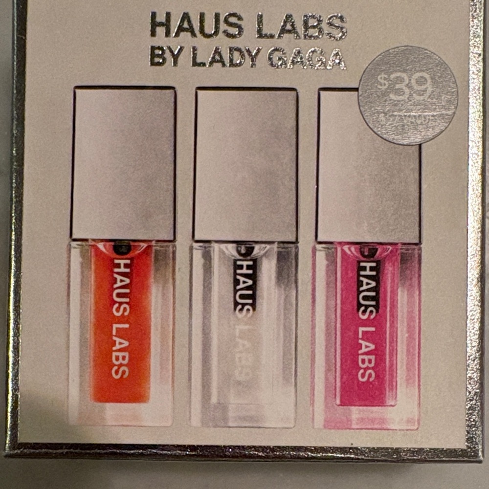 Haus Labs By Lady Gaga Lip Gloss Trio - Secondary, Neutral, Tint